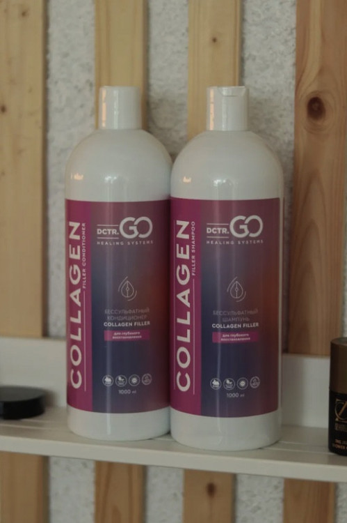 Dctr.Go. Набор для волос шампунь и кондиционер с коллагеном 1000 мл+1000 мл в Пскове