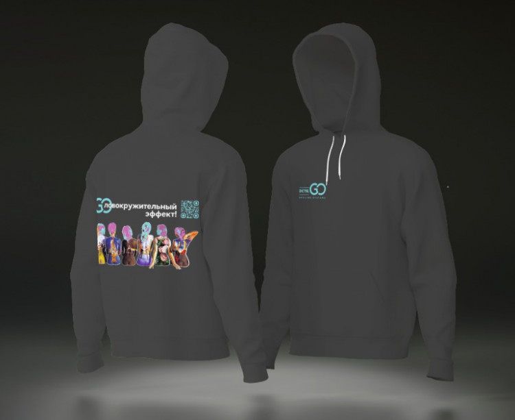 Худи с логотипом Dctr.Go в Пскове