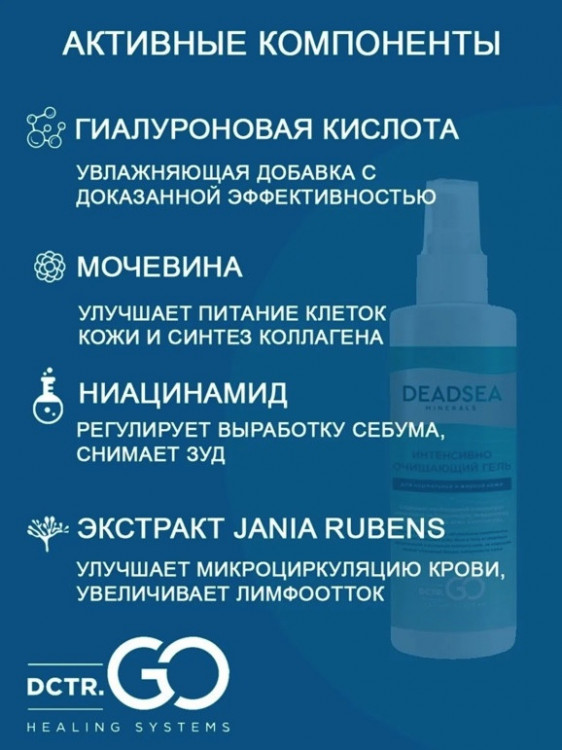 Dctr.Go Очищающий гель для умывания лица с церамидами  250 мл в Пскове