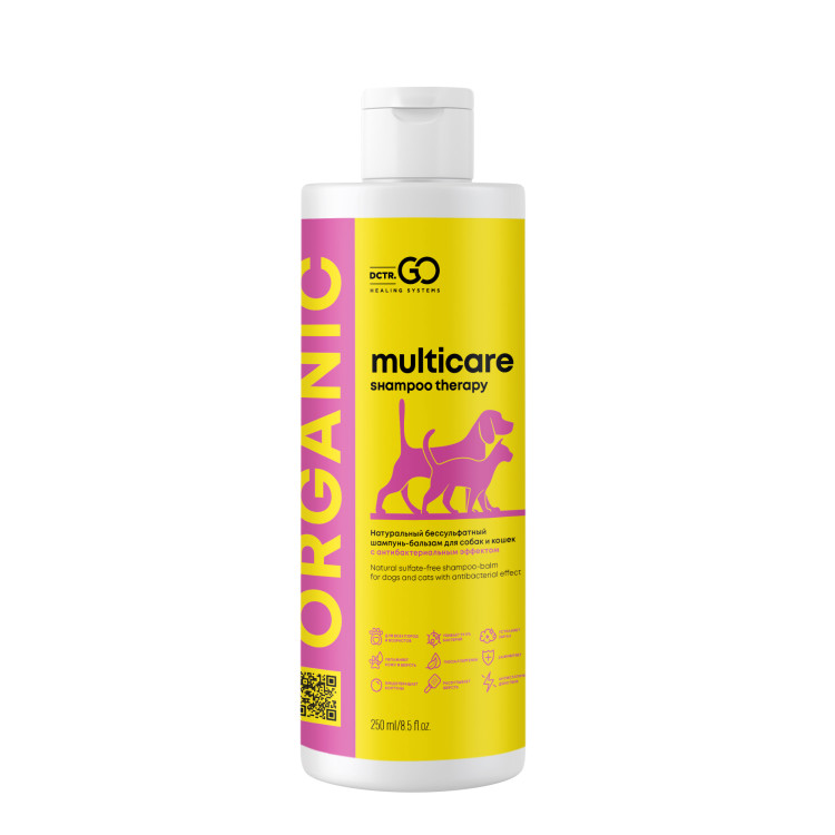 Dctr.Go Шампунь-бальзам для животных  Sнampoo Therapy "Мультиуход" 250 ml в Пскове